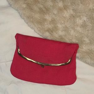 Vintage clutch with coin purse.